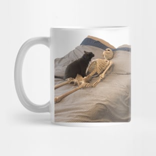 Skeleton Cat Mug